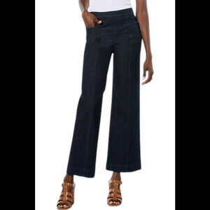 WynneDenim Women's Performance Stretch Wide Leg Jean Indigo Rinse - Regular